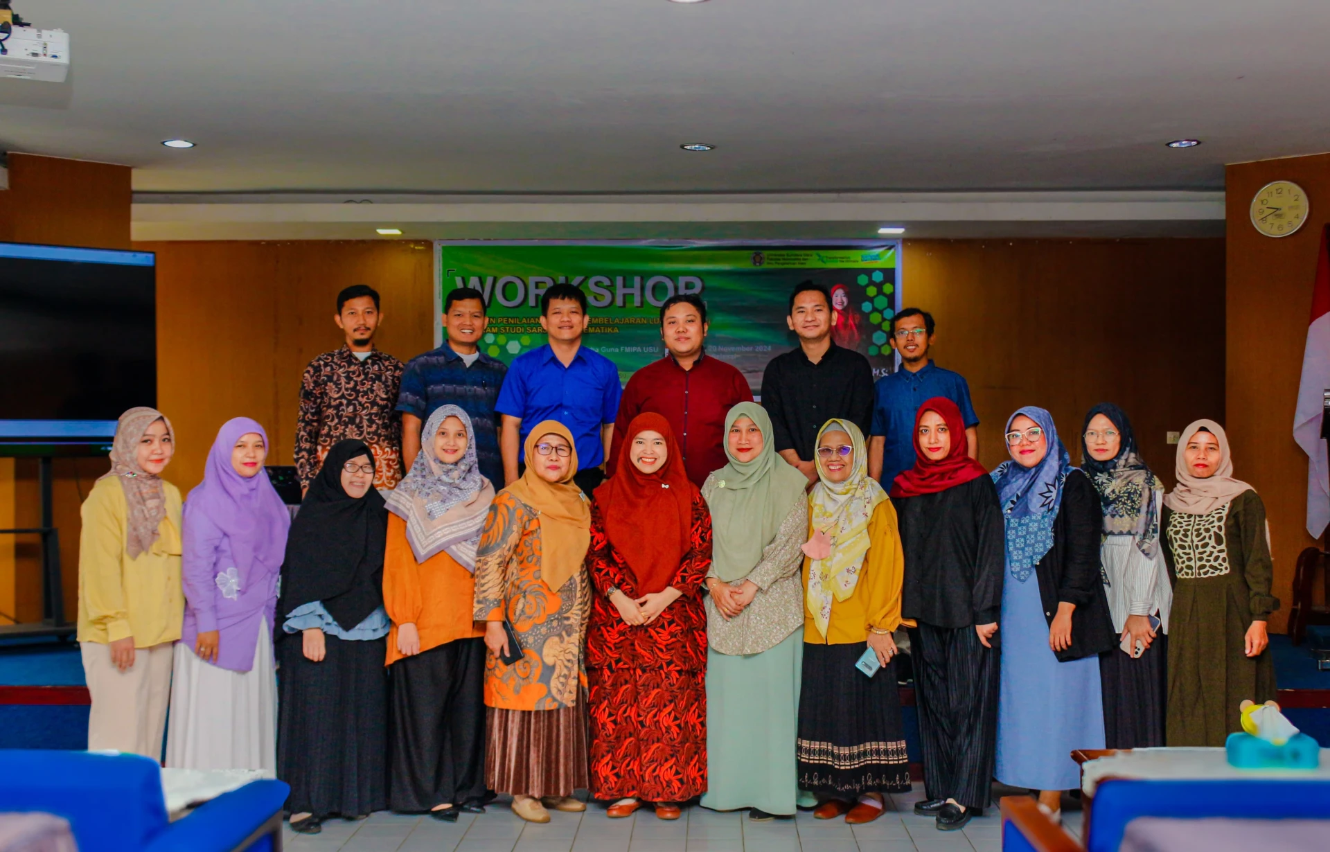 Program Studi Sarjana Matematika FMIPA USU Gelar Workshop Assesment Penilaian Capaian Pembelajaran Lulusan (CPL)